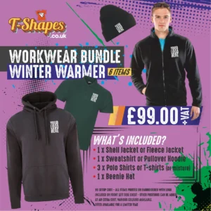 Workwear Winter Bundle – 6 Custom Branded Essentials